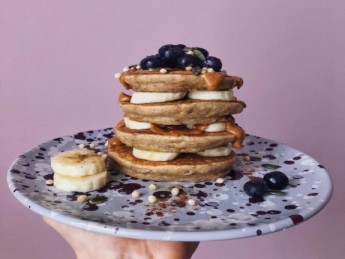 Pancakes protéinés et à la banane 