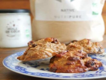 Cookies protéinés aux noix et à la cannelle