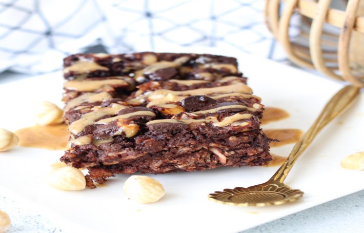 Porridge cake chocolat