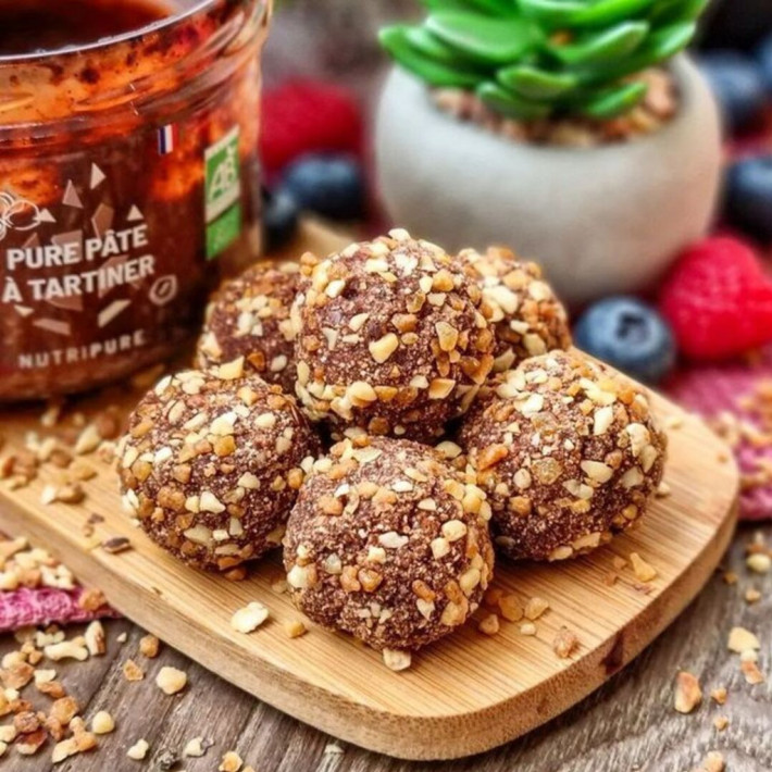 Energy balls façon rocher