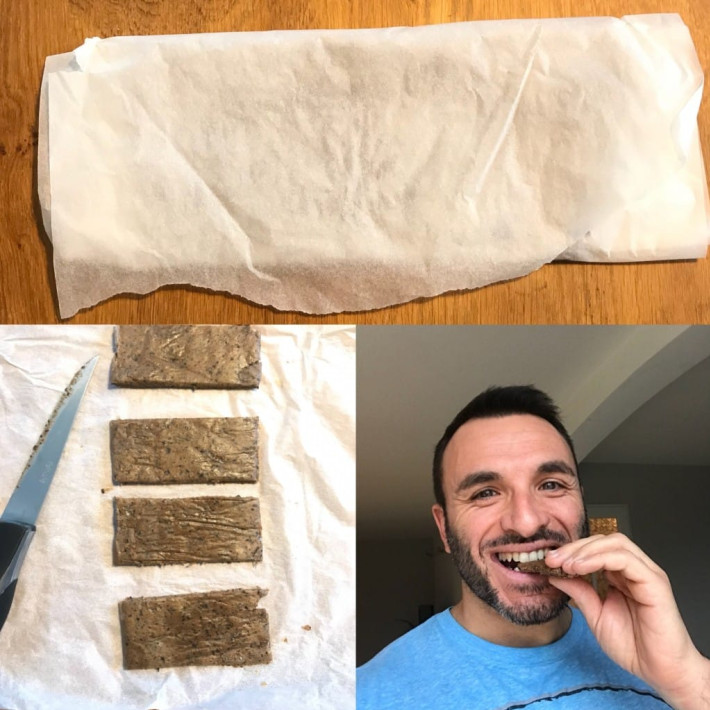 Barre protéinée pruneaux noix et whey isolate