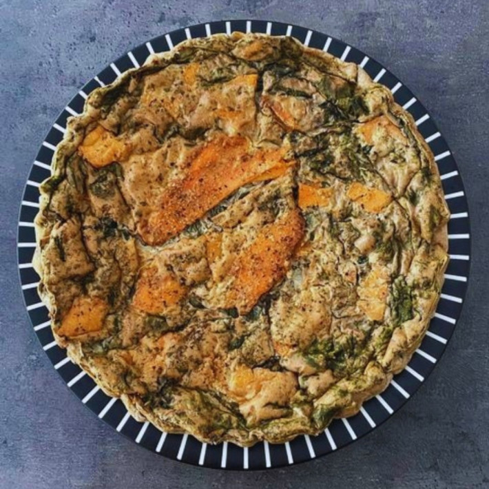 Quiche saumon et épinards