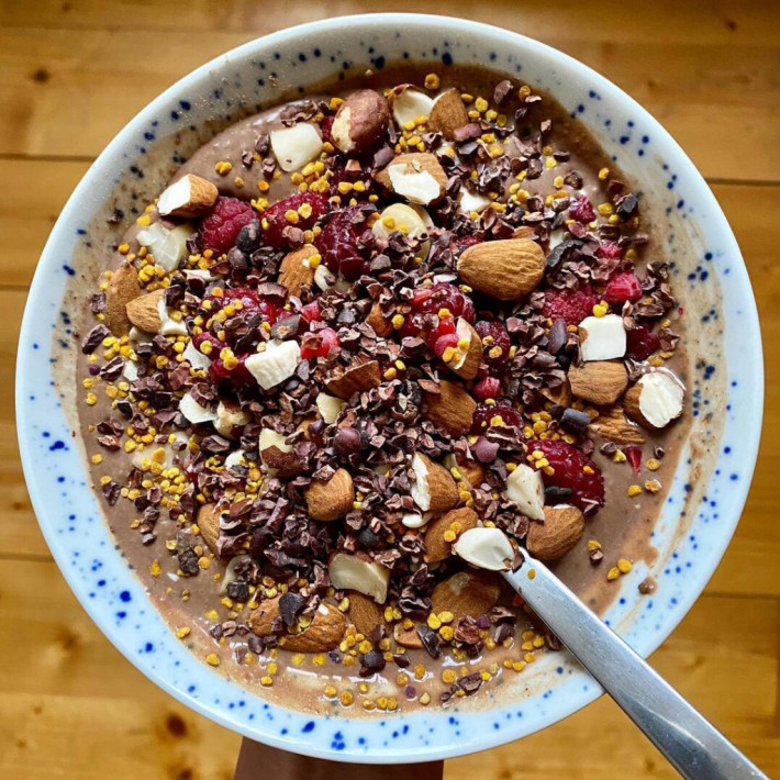 Pudding de chia au chocolat