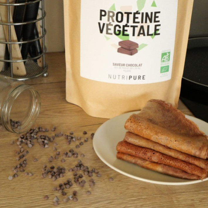 Crêpes chocolatées sans gluten