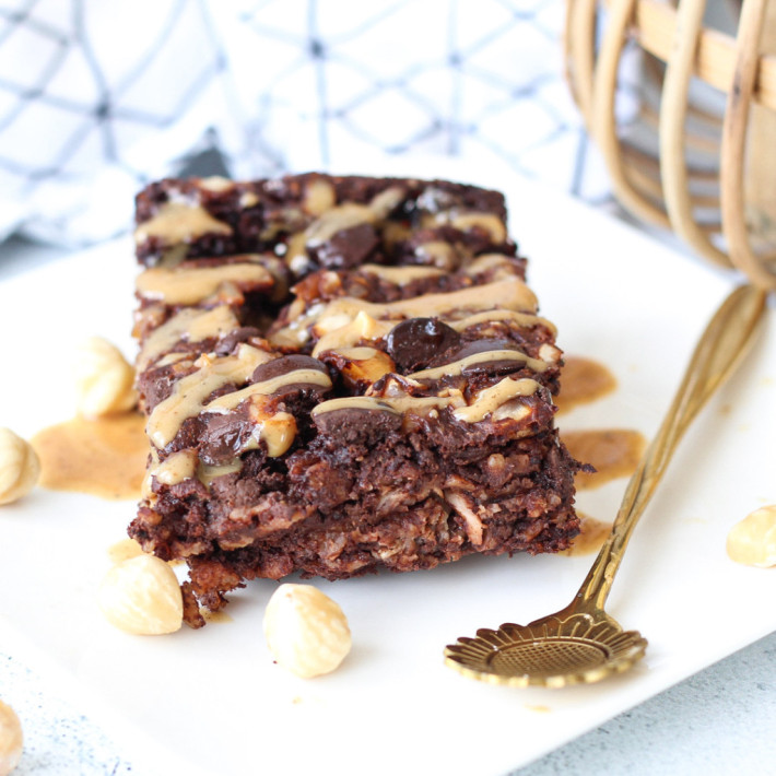 Porridge cake chocolat