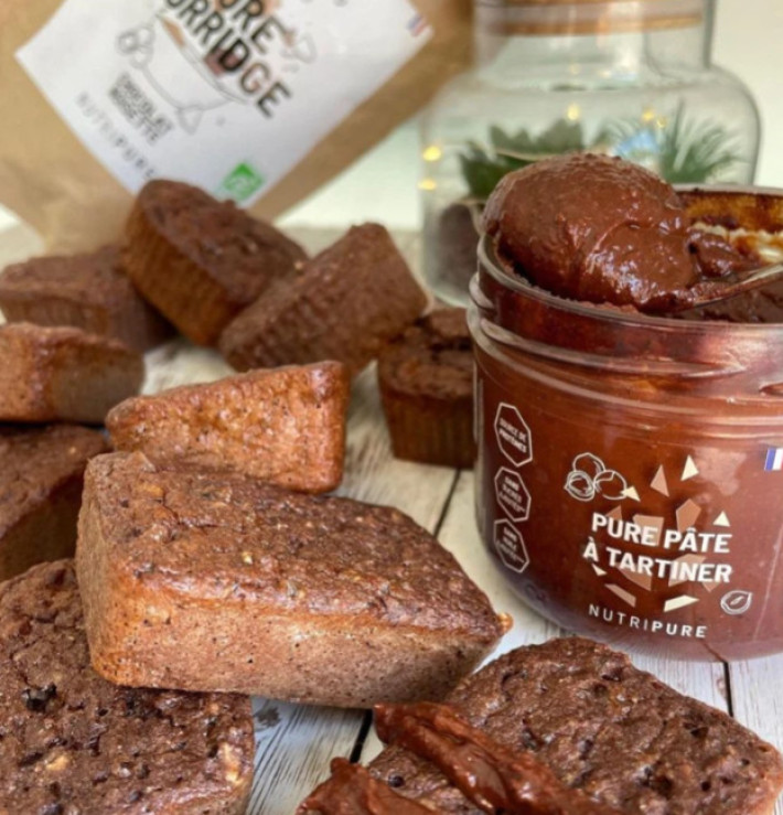 Porridge cake pure pate à tartiner