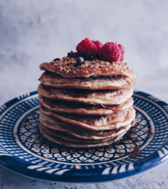 Pancake sans gluten à la farine de patate douce