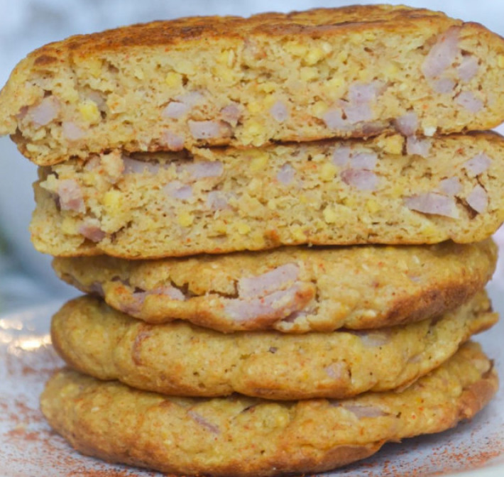 Pancakes salés et protéinés