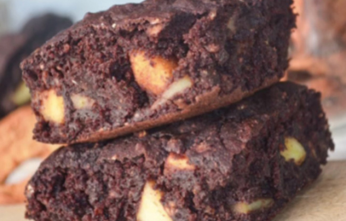 Porridge cake chocolat - pomme - coco