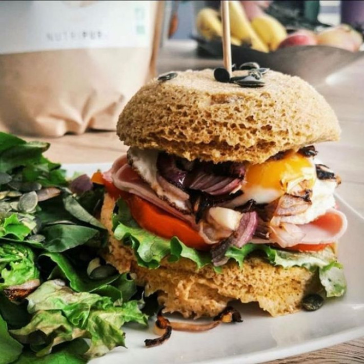 Bowlcake burger sans gluten