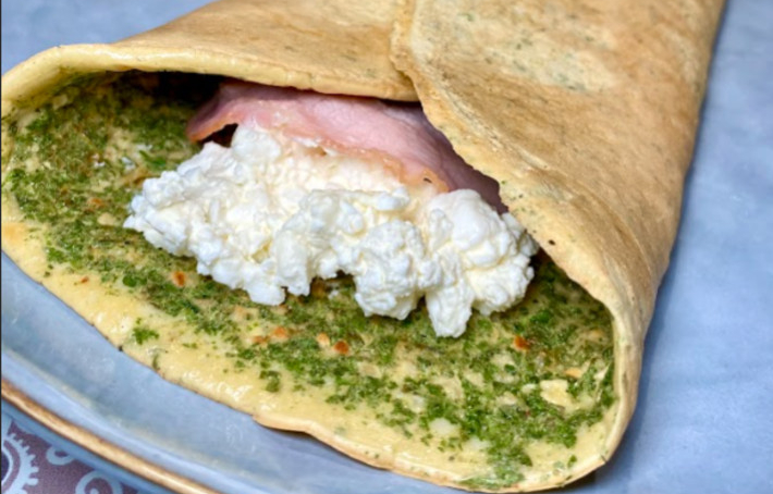 Wrap protéiné sans gluten