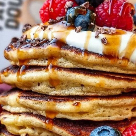 Pancakes moelleux à la farine de patate douce 