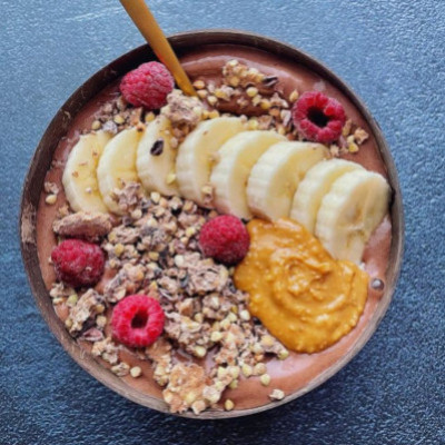 Smoothie bowl banane/chocolat 
