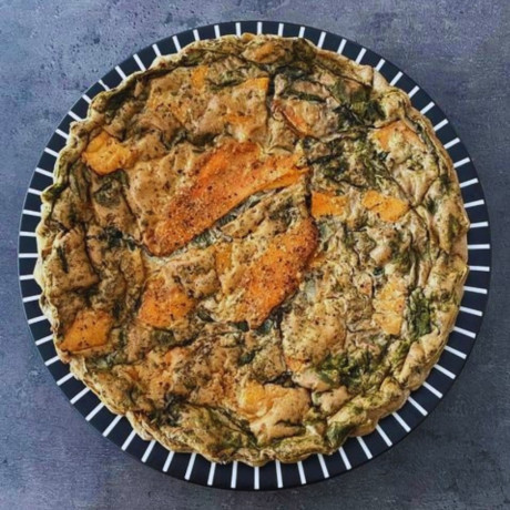 Quiche saumon et épinards