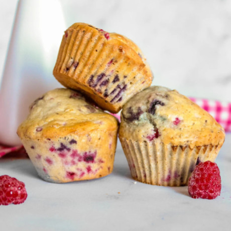 Muffins aux fruits rouges