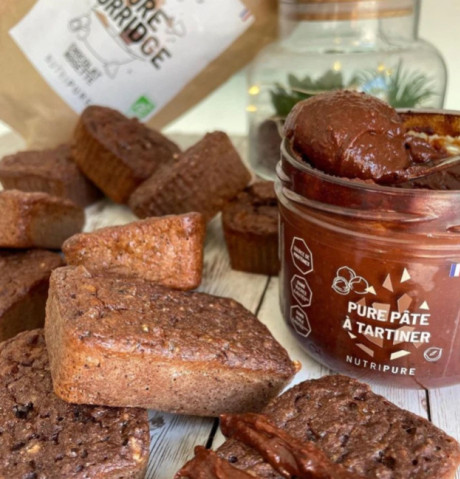 Porridge cake pure pate à tartiner