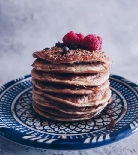 Pancake sans gluten à la farine de patate douce
