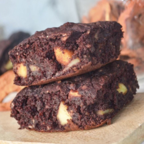 Porridge cake chocolat - pomme - coco