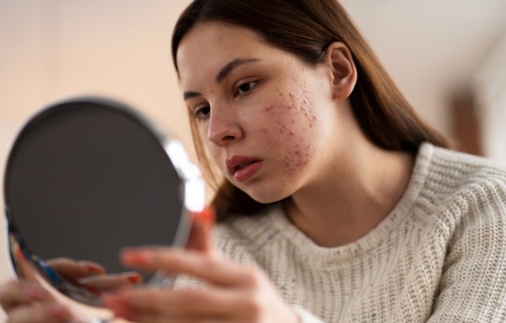 Acné : causes, types de boutons et traitements