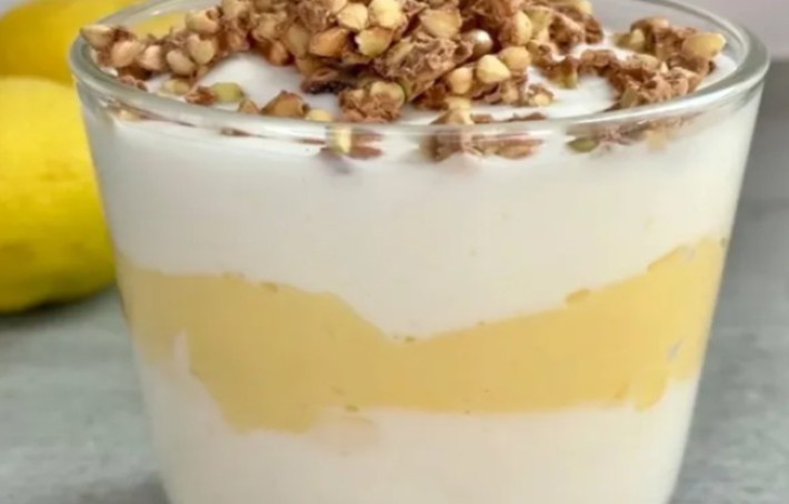 Verrine healthy façon tarte au citron